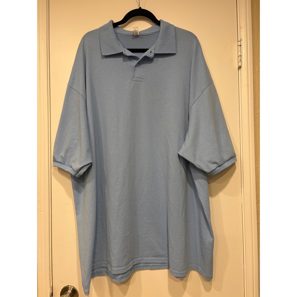 Jerzees || Polo Shirt || 5XL || Light Blue Classic || Cotton Blend